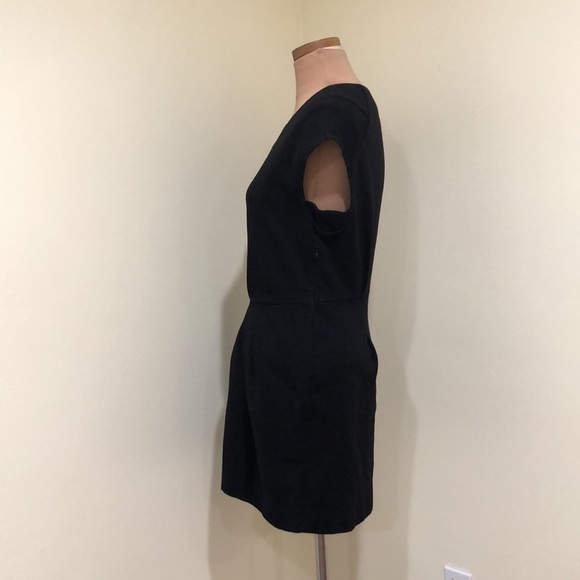 Isabel Marant Dress Size 2 Medium Black Pleated Mini - Picture 5 of 10
